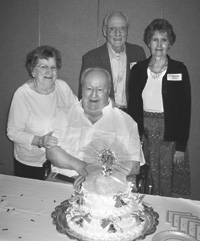 ‘Golden’ couples honored; share memories at church dinner party