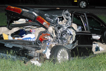 Tyrone drug bust car wreck 2