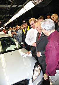 Cathy gets final car from Ford plant