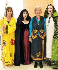 Celtic ladies at library