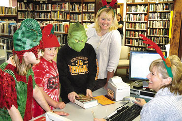 Holiday season starts early at library