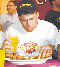 Competitive eaters, Yarbrough