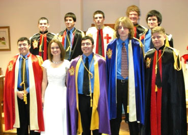 DeMolay inducts new officers, 2007