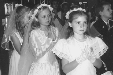 St. Mary's girls first communion