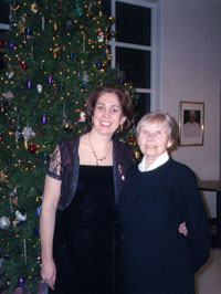 Madame Velta Cernonok with Kathy Senger