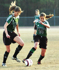 McIntosh girls soccer - horton and quinn