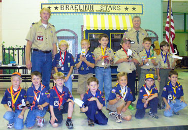 Scouts compete in annual Raingutter Regatta