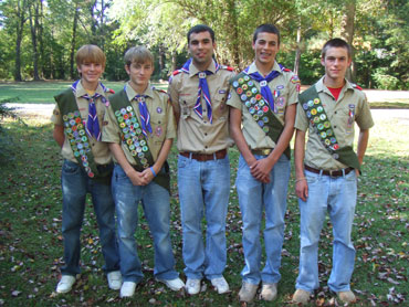 Scouts earn Eagle rank
