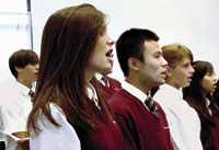 School choir harmonizes past and present