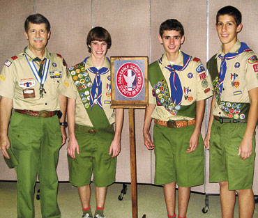 Local Scouts awarded Eagle rank
