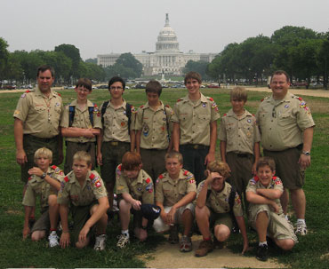 Scouts visit nation's capital