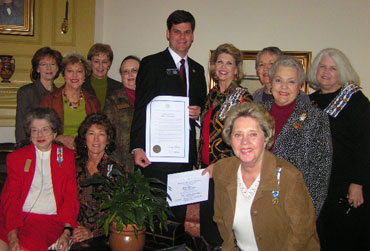 Senator Chance honored by Fayetteville DAR