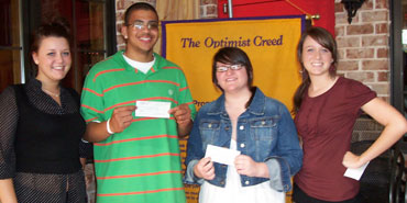 Peachtree City Optimist Club awards scholarships to four Fayette County students