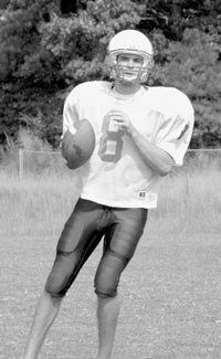 Sandy Creek quarterback Jake Turing