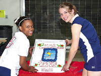 SC Volleyball Cake