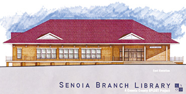 Senoia Branch Library rendering