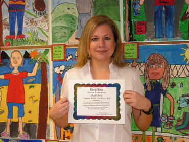 Local teacher honored for art