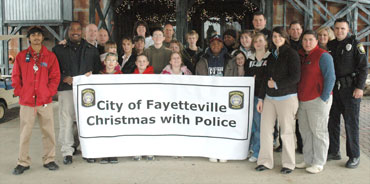 #12-10-08 cutline-Christmas with F'ville Police