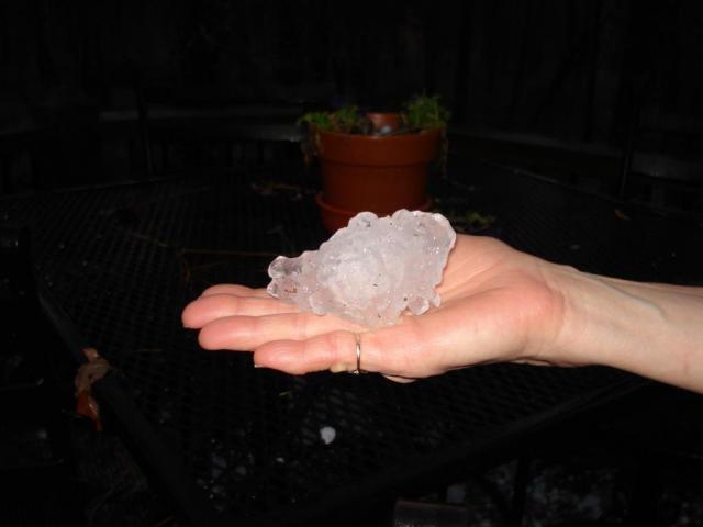 Fayette hailstorm causes some damage