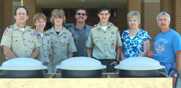 Boy Scout designs, constructs Eagle project