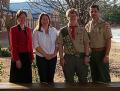 Eagle Scout presents benches to Peeples Elementary