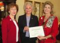 Johnson receives community service award from F’ville DAR
