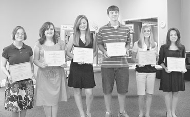 Outstanding Middle School Students Recognized