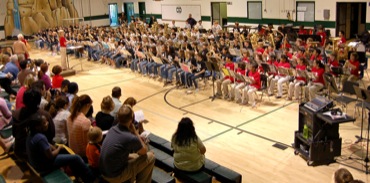 Combined fifth grade band concert