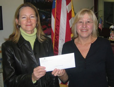 Donation made to Promise Place in honor of Jane Miller