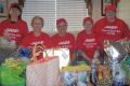 T-shirts worn by members proclaim AARP Day of Service 2008, while the ball caps proclaim NRTA (AARP’s Educator Community). Members shown from left include, Deborah Posey, Sandi McCallie, Dee Betsill, Alice South and Carol Lunsford. Photo/Janet Windham.