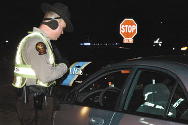 New year’s drivers meet law enforcement checkpoints