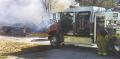 Fireplace ashes blamed for mobile home fire
