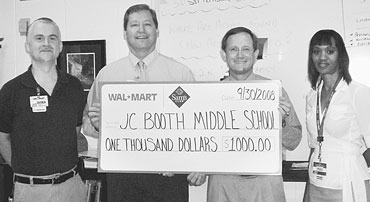 Edinger Named Wal-Mart Teacher of the Year