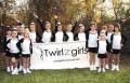 The Twirlsgirls marched in the Light Up Senoia Parade